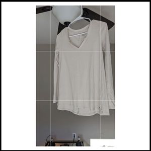 Hollister Long Sleeve Flowy Top